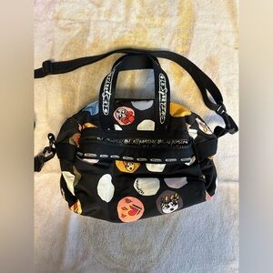 Lesportsac Black and Multicolor Graphic Bag
